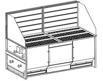 HFILTRATION HFPBENCH #BK2008/K5 Table de meulage et de décapage
