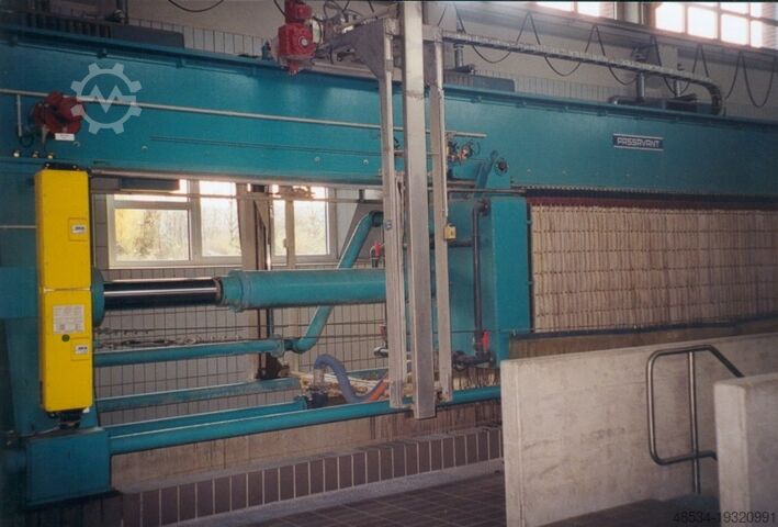 Chamber filter press Kammerfilterpresse Passavant 1500/160