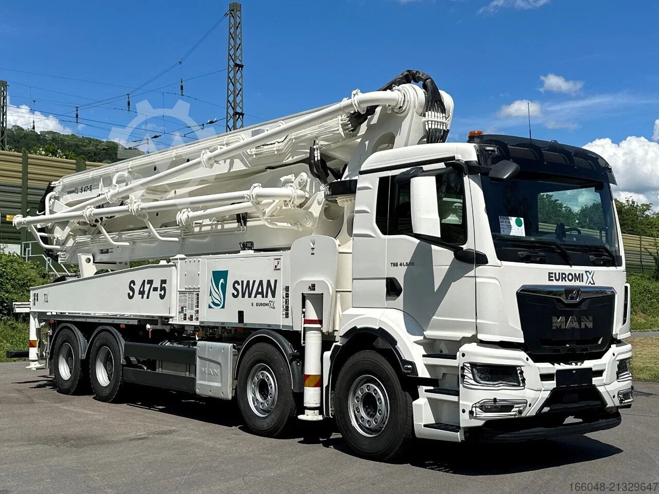 Concrete pump Mercedes-Benz Arocs 4142 Arocs 5 4142 8x4 SWAN TSP 47-5 160RZ...