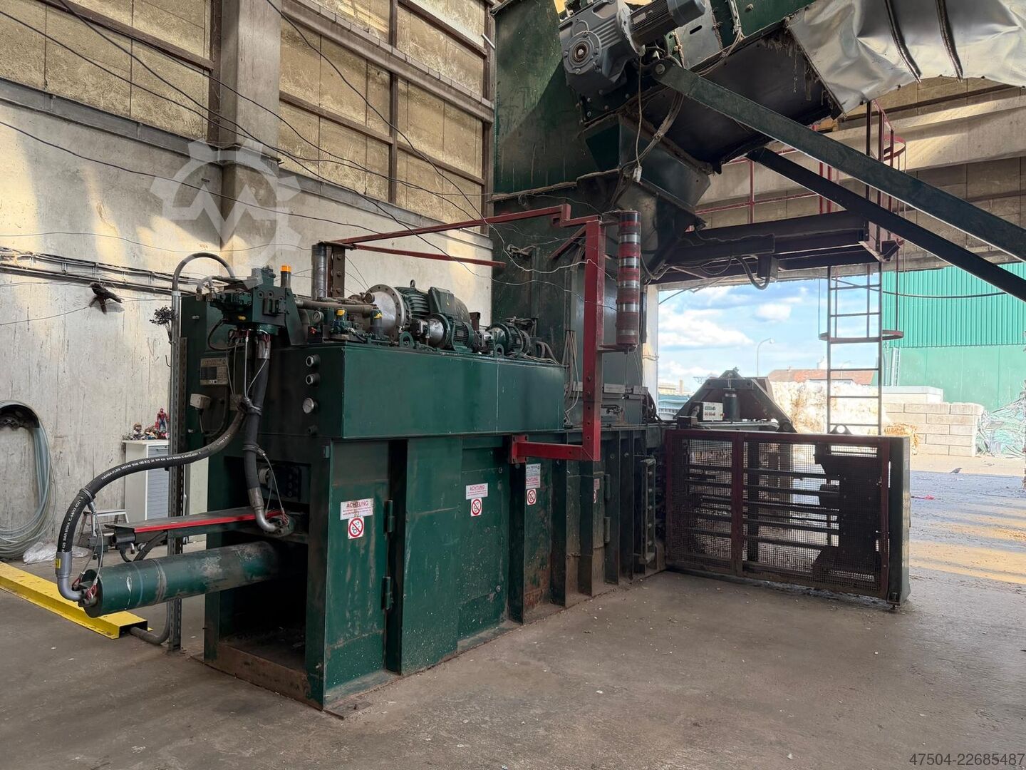 Channel baling press MacPresse MAC 105