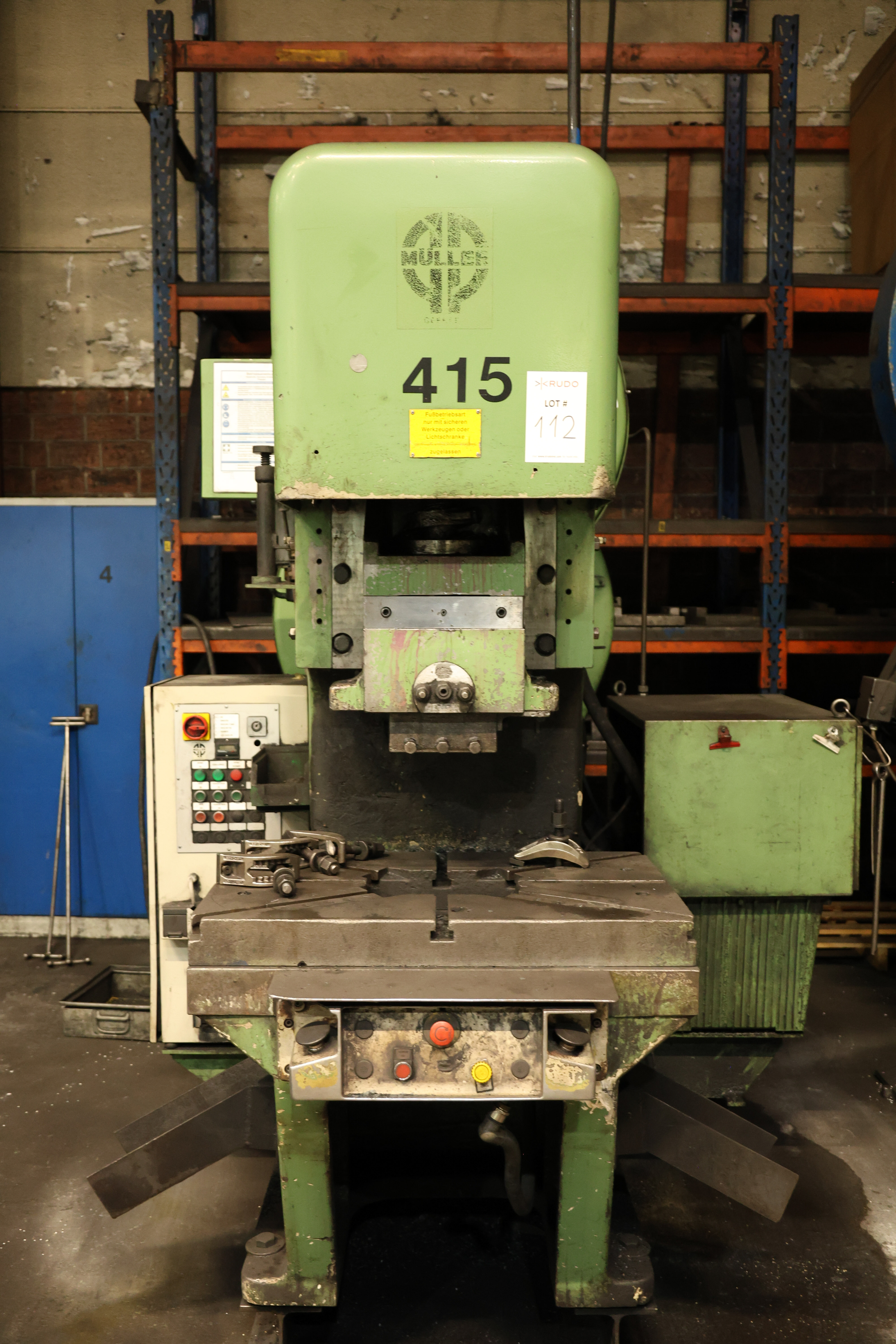 Presse d’ébavurage Paul Müller EXP 100 RF-HK