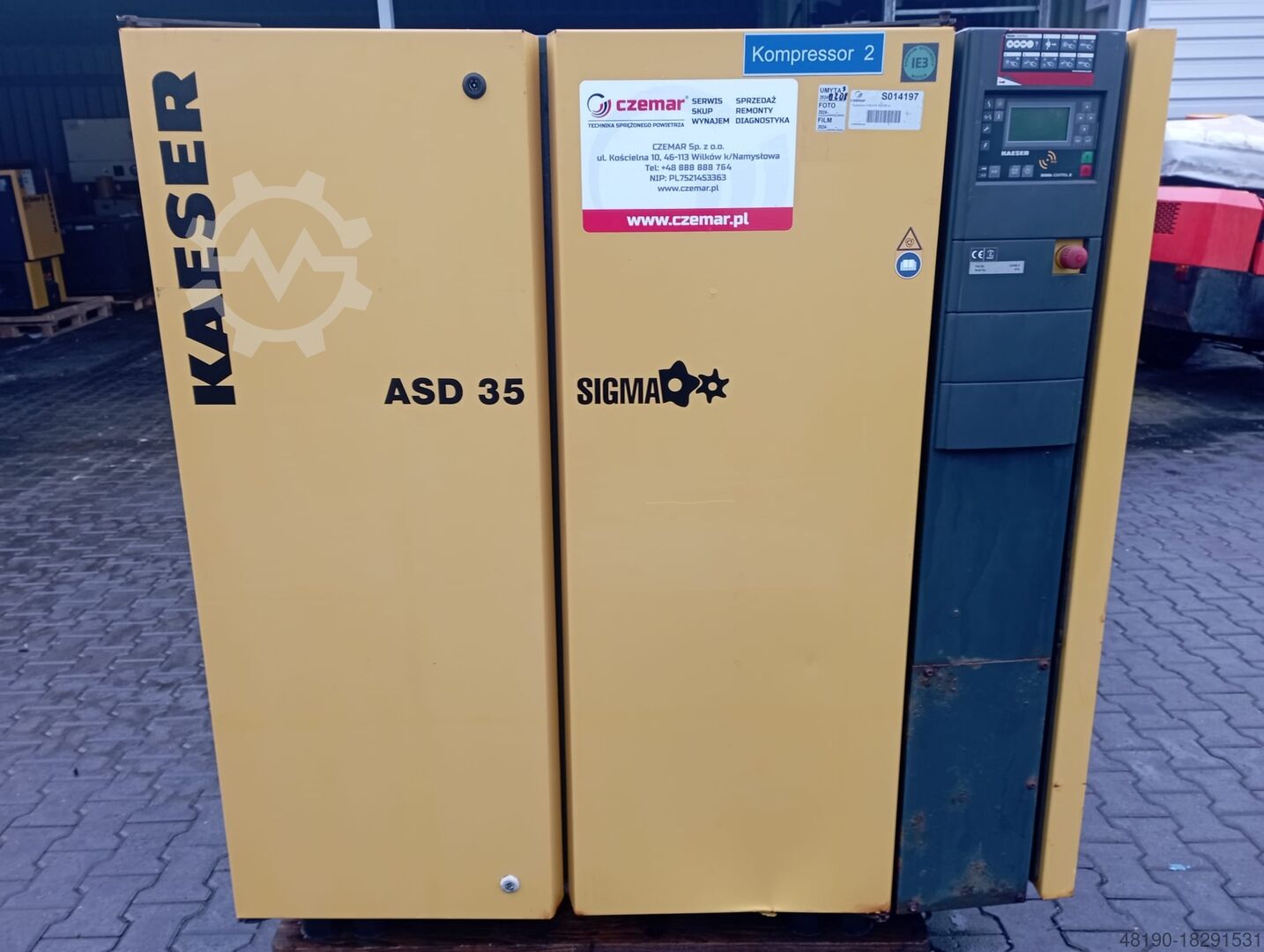 Screw compressor Kaeser ASD35