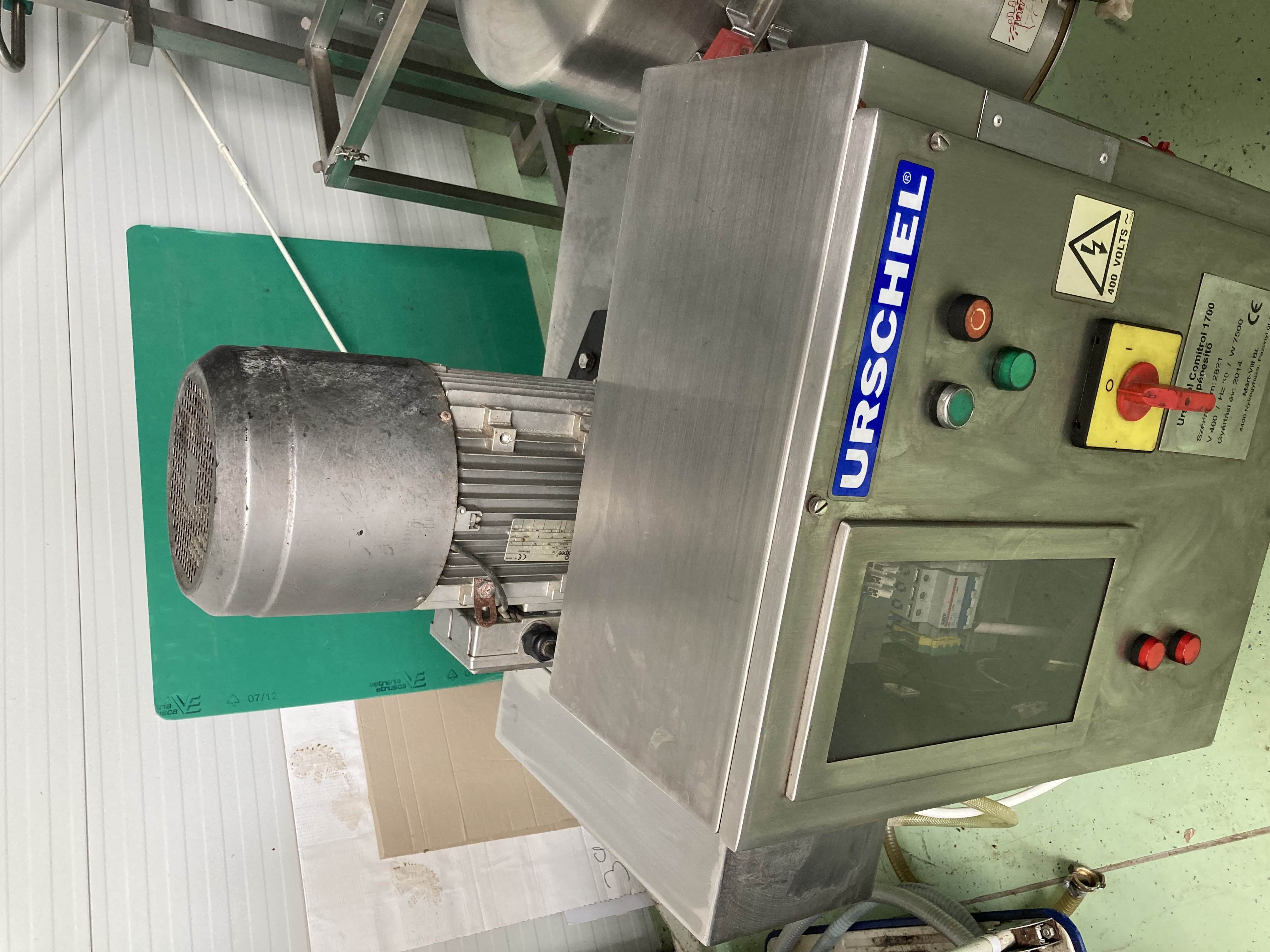 Machine de découpe, lavage et blanchiment de fruits et légumes Urschell Comitrol 1700