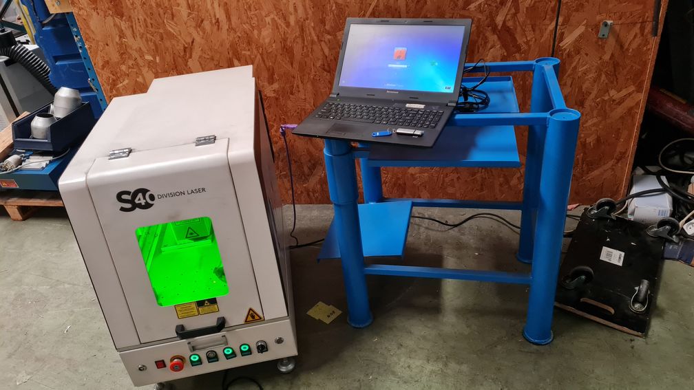 laser de marquage fibré rotatif start40 S40 20W de 2018