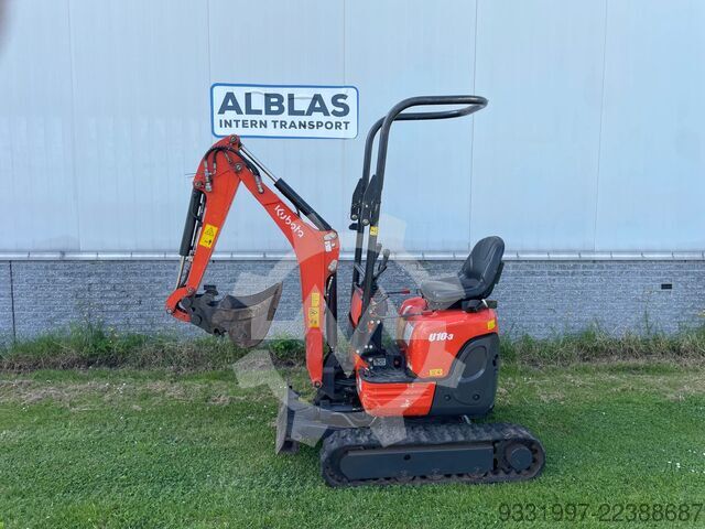 Mini excavator Kubota U10-3 minigraafmachine hydraulische wissel
